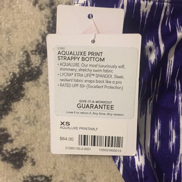 NWT Athleta Aqualuxe tankini and bottoms swim set - Picture 7 of 8